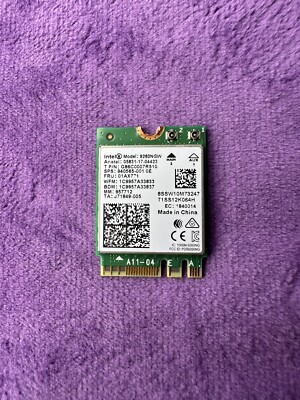 Intel Wi-Fi 6 AX201 2230 2 X 2 AX Plus BT No VPro Wi-Fi & Bluetooth Combo Adapter