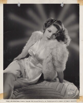 Anne Gwynne (1942) 🎬⭐ Original Vintage - Stylish Glamorous Exotic Photo ...