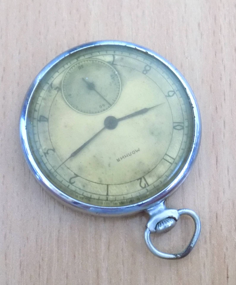 Antique pocket watch Molnija 15 jewels Soviet USSR CCCP 1953 year RARE Vintage - Image 4 of 4
