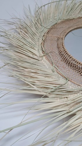 Moon Mirror, Handmade Moroccan Mirror, Nursery Decor, Wall Decor - Picture 4 of 7