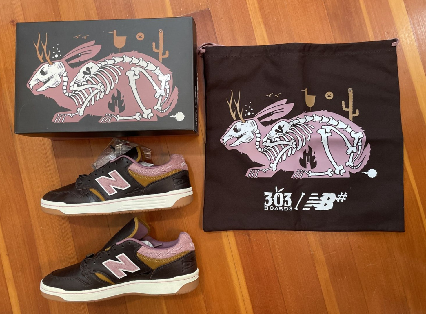 NEW Jeremy Fish New Balance 480 x 303 Boards Size 11 NM480FXT Limited Edition