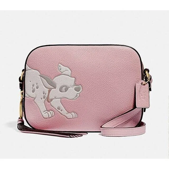 COACH X Disney Leather Top-handle Bag in Pink