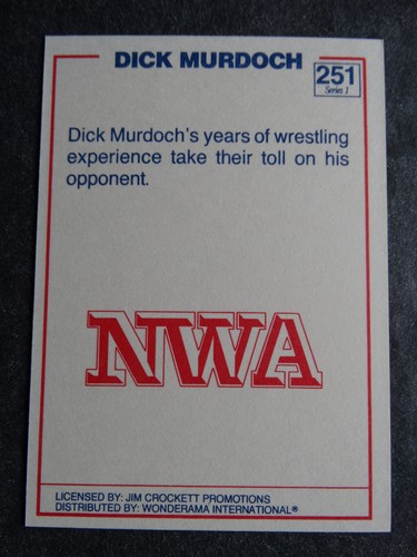 1988 Wonderama NWA Wrestling Cards Complete Your Set U Pick From List 201-343 - Picture 115 of 354