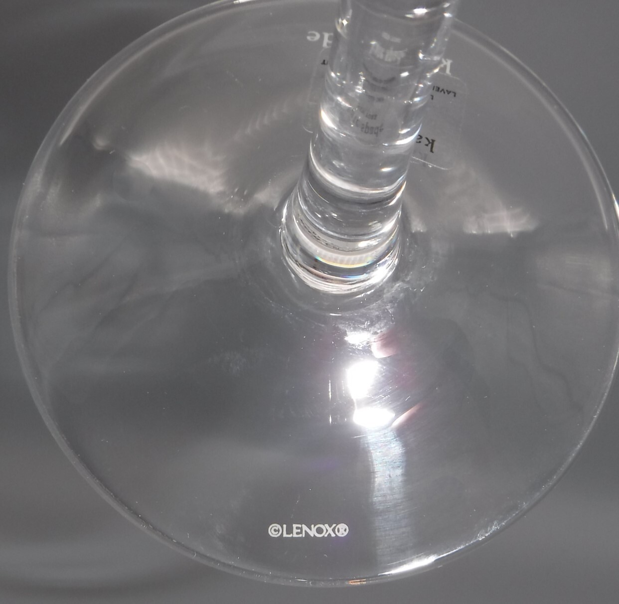 Kate Spade / Lenox Larabee Dot Crystal Balloon Wine Glasses Set of