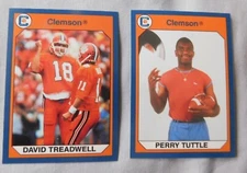 1990 Collegiate Collection Clemson Tigers Trading Card Pick one