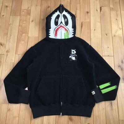 トップス A BATHNG APE panda boa hoodie A BATHING APE Boa Panda Zip hoodie S Gray Men's | eBay
