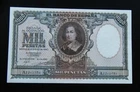 60 - SPAIN  BANKNOTE 1.000 PESETAS  1940  "MURILLO"  XF+