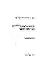 Que Quick Reference Ser.: UNIX Shell Commands Quick Reference by Que ...