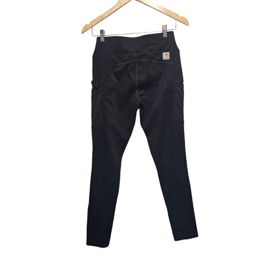 CARHARTT Black Skinny Fit Reinforced Pull-On Ankle Pants XS - Picture 3 of 4
