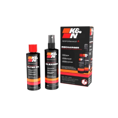 K&N KN Kit Nettoyant + Huile Filtre a Air - 1x237ml+1x204ml - Ref: 99-5050 ROUGE - Photo 1/4