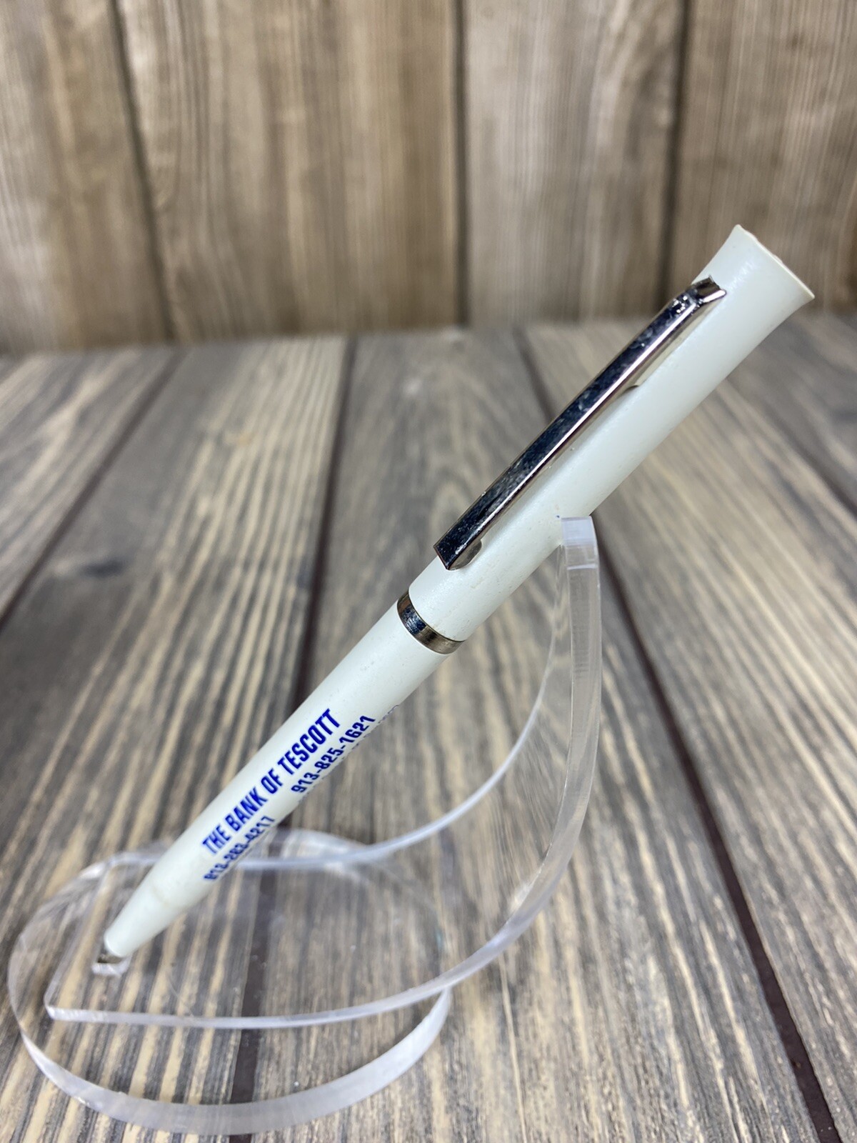 Vintage The Bank Of Tescott Kansas Member FDIC Pen Advertisement eBay