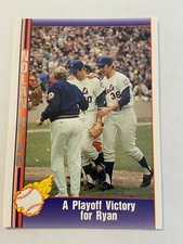 1991 Pacific Nolan Ryan Series 1 #12 Playoff Victory New York Mets
