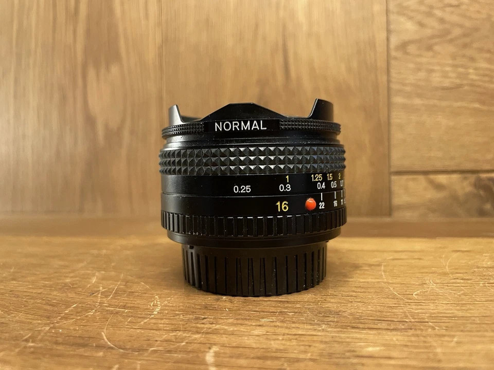 *CLA'd : Almost Mint* Minolta New MD Fish Eye 16mm F/2.8 Built-in Filter Lens JP - Image 2 of 4