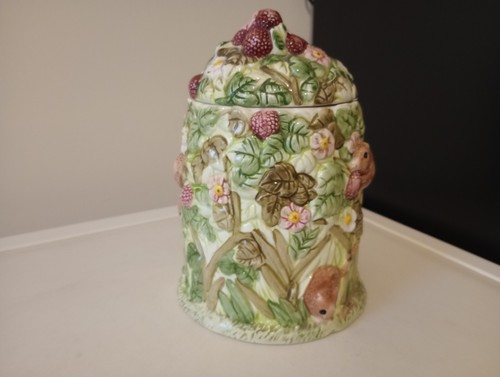 A Western House Gifts The Village Collectables Biscuit Barrel By Anne Rowe - Picture 3 of 17