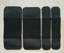 (4) Replacement Body Armor Bullet Proof Vest Carrier Straps, 2 x 10" & 4 x 10"