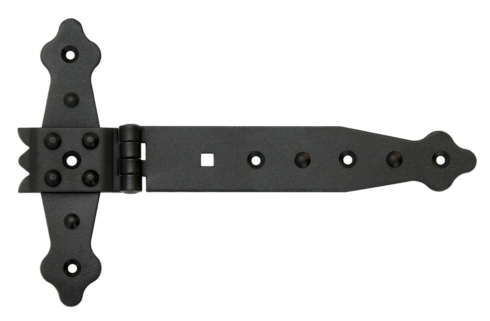 English Hinge 190 MM Panel 155 MM T-Hinges Chest Hinge, Black