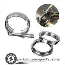 2.5 Inch V-band Flangeclamp Kit F Turbo Exhaust Downpipes 304 Stainless Steel