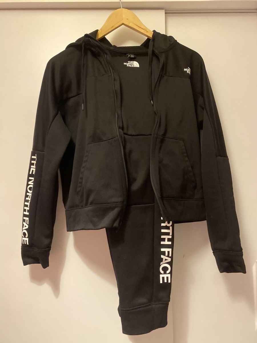 WOMENS THE NORTH FACE BLACK TRACKSUIT SET UK