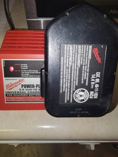 GENUINE Milwaukee 14.4 Volt 14.4V Battery NiCd 48-11 1024 OEM USED | eBay