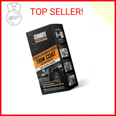 CERAKOTE  Ceramic Trim Coat Kit - Quick Plastic Trim Restorer - Ceramic Coating 