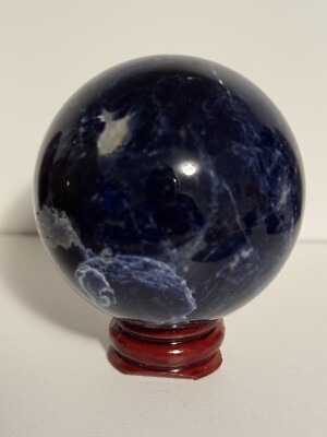 Blue Sodalite  Sphere Healing Crystal Natural Gemstone Quartz Stone
