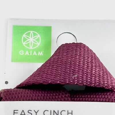 GAIAM Easy Cinch Raspberry Yoga Mat Sling Hands Free Carrier (MAT NOT  INCLUDED)