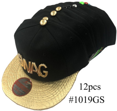 SWAG Gold LOGO Hip Hop Snapback Adjustable Baseball Cap Hats