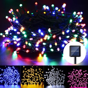 200 300 400led Fairy String Lights Solar Power Outdoor Garden Party Fence Lights Ebay