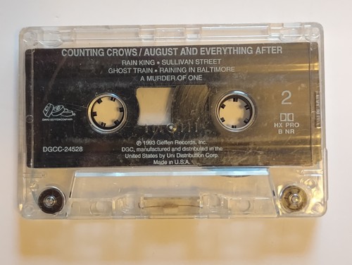 August and Everything After, Counting Crows 1993 - Cassette only - Picture 2 of 2