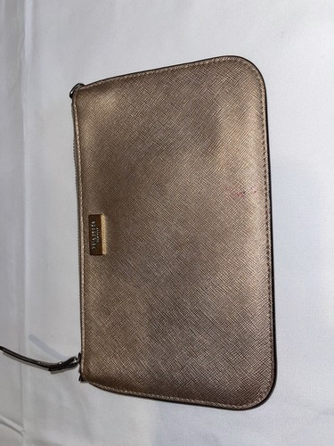 KATE SPADE GOLD POUCH/MAKEUP BAG | eBay
