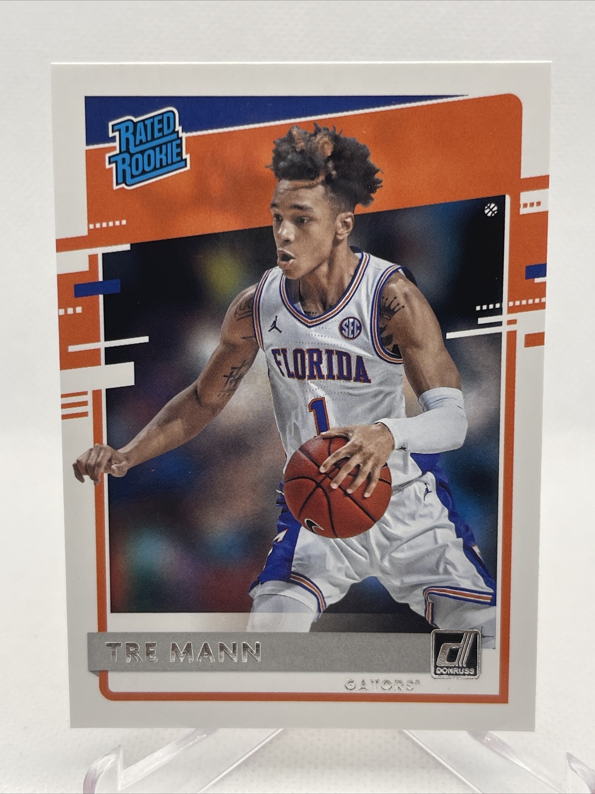 TRE MANN 2021 Chronicles DONRUSS Draft Picks RATED ROOKIE #46 OKC Thunder