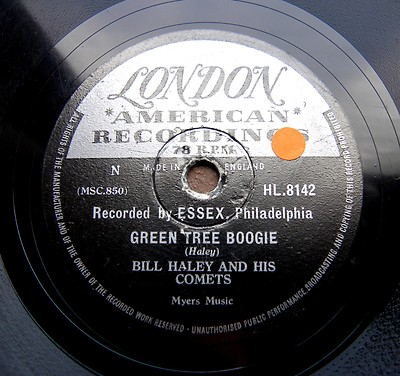 0519/ BILL HALEY- Sundown Boogie-Green tree Boogie-JUKEBOX-HITS-78rpm Schellack