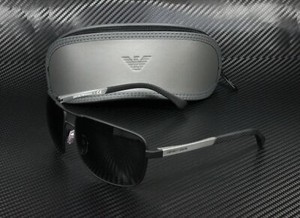 EMPORIO ARMANI EA2033 309487 Black Rubber Grey 64 mm Men's Sunglasses  8053672468724 | eBay