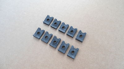 10 NOS VINTAGE SCREW U-NUTS! FITS: ALL 60-70S MOPAR PLYMOUTH DODGE A B C E BODY