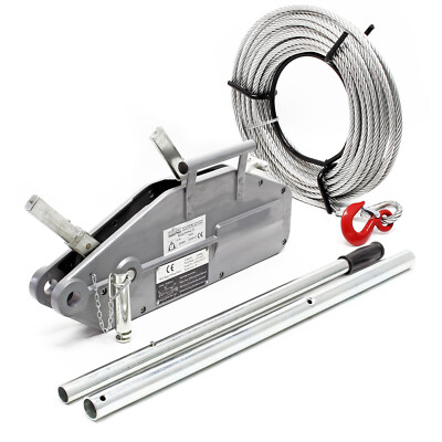 Seilzug Greifzug Seilwinde winde 1600kg 25m Seil 82´ Forstseilwinde Aluminium online kaufen