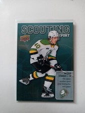 2019-20 Upper Deck CHL Antonio Stranges Scouting Report #SR-4 Rookie Rc
