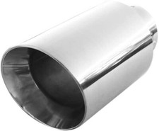 Auspuffblende Endrohr Edelstahl Universal Rund Chrom Für Opel Corsa Astra Vectra