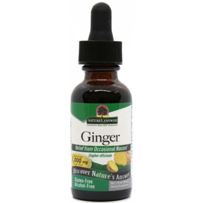 Nature's Answer Ingwerwurzel alkoholfrei 1.000 mg Kräuterflüssiger Extrakt 30ml
