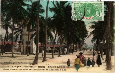 CPA AK SENEGAL Fortier 119 St-LOUIS - Guet N'Dar-Avenue Dodds (762070)
