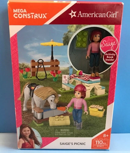 Mega Construx AMERICAN GIRL SAIGE’S PICNIC Saige and horse figure