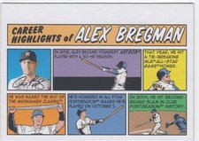 ALEX BREGMAN TOPPS HERITAGE HIGH NUMBER 1973 73 COMIC STRIP RANGERS #34 2022