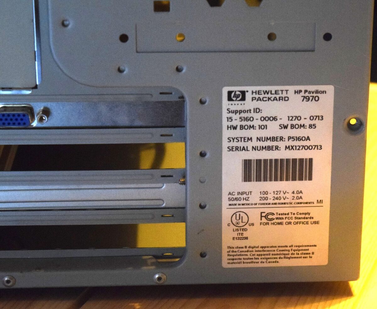 Vintage Hewlett-Packard -HP Pavilion 7970 - P4, Asus WMT-LX, 256 MB RAM, CD-RW Vintage Hewlett-Packard -HP Pavilion 7970 - P4, Asus WMT-LX, 256 MB RAM, CD-RW