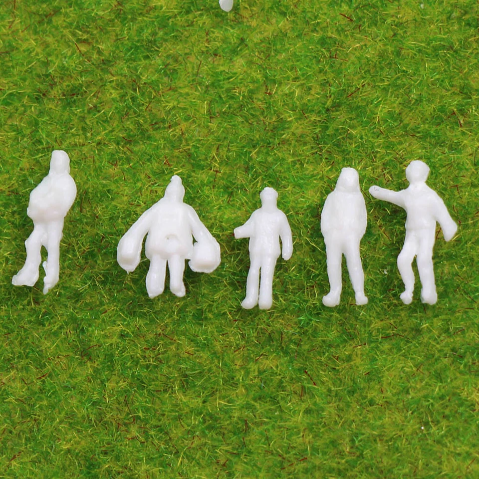 P200B 200pcs Model Trains 1:200 Scale White Figures Z Gauge - Image 4 of 4