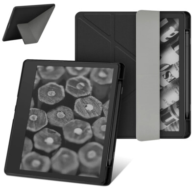 For Kindle Scribe 2024 Case 10.2'' Flip Cover Smart Case Stand With Pencil Holder