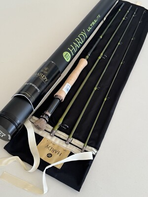 BEAUTIFUL** NEW HARDY 8wt. 9'6in 4pc Ultralite Sintrix NSX Fly Rod