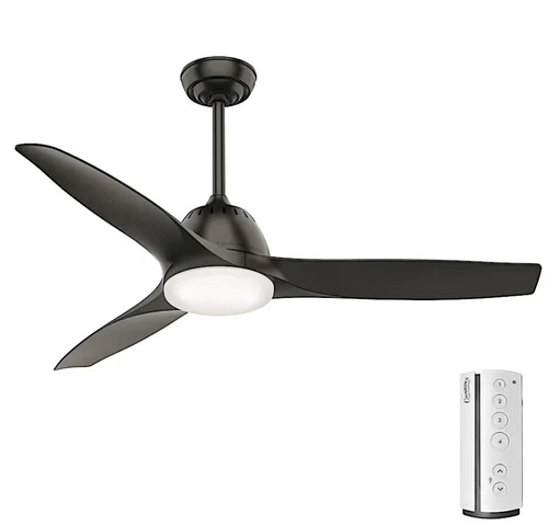 NEW CASABLANCA Wisp 44" Indoor 3-Blade Ceiling Fan with Light & Remote 59287 - Picture 1 of 3