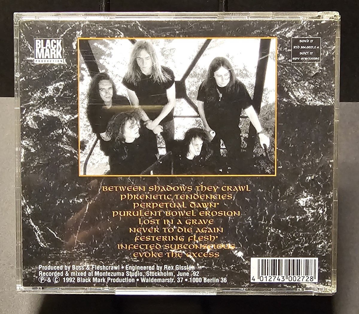 FLESHCRAWL -descend Into The Absurd BMCD 27 1992 Original Black