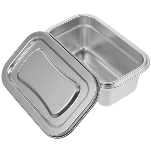 Pint Ice Cream Containers Storage for Freezer Box Tubs Metal Travel