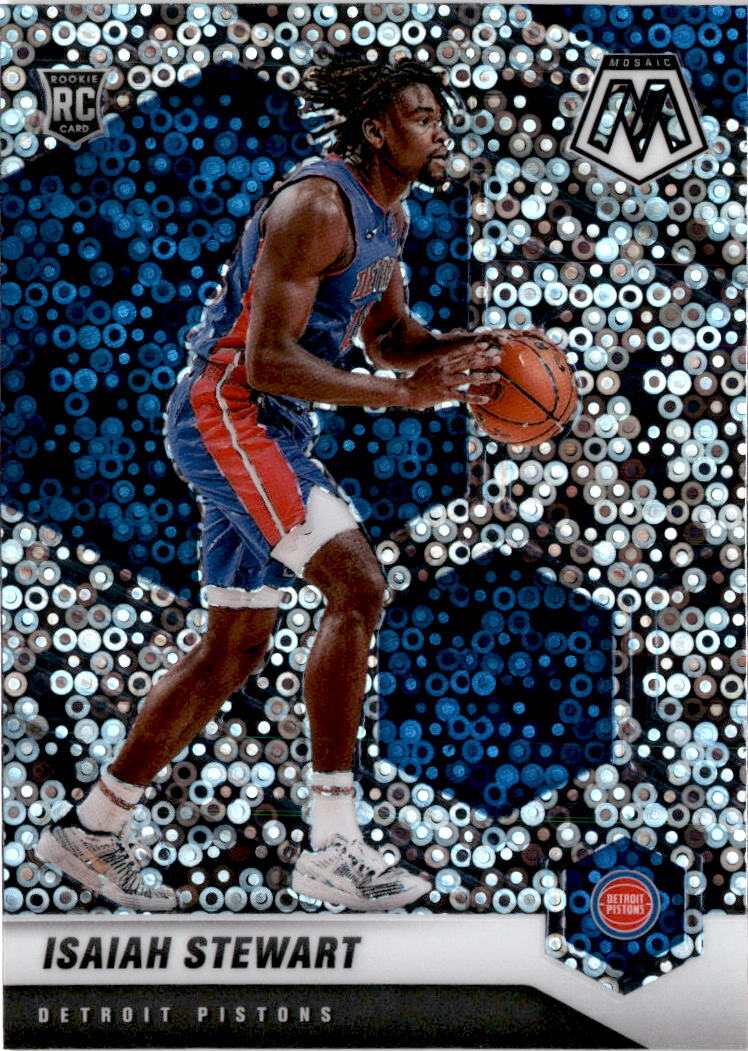 2020-21 Panini Mosaic #223 Isaiah Stewart Mosaic Fast Break Silver