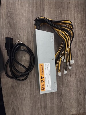 1800w 10 GPU PSU Mining Power Supply Server for Ethereum BTC 10x6PIN 2U 110~264v